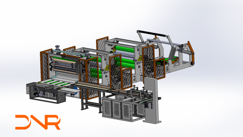 V Katlama 6 Kanal Bandsaw Yarı Otomatik